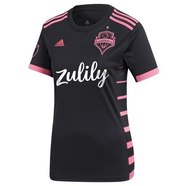 Camiseta Seattle Sounders 2ª Mujer 2019/20 Negro